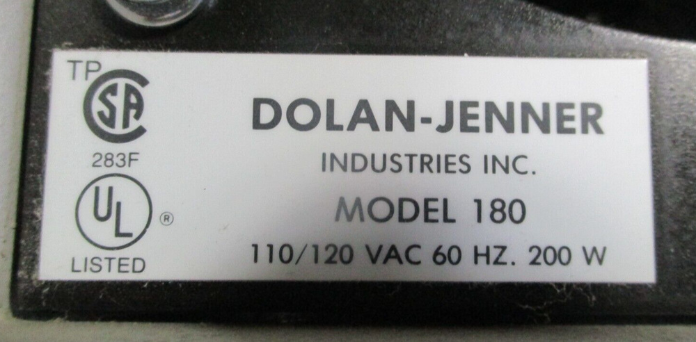 DOLAN-JENNER MODEL 180 Fiber-Lite HIGH INTENSITY ILLUMINATOR