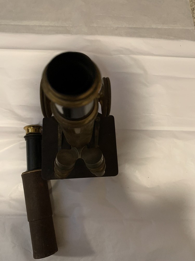 early 1900s bausch and lomb optical microscope
