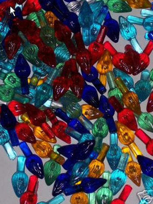 Ceramic Christmas Tree Medium Twists Lights Assorted 50