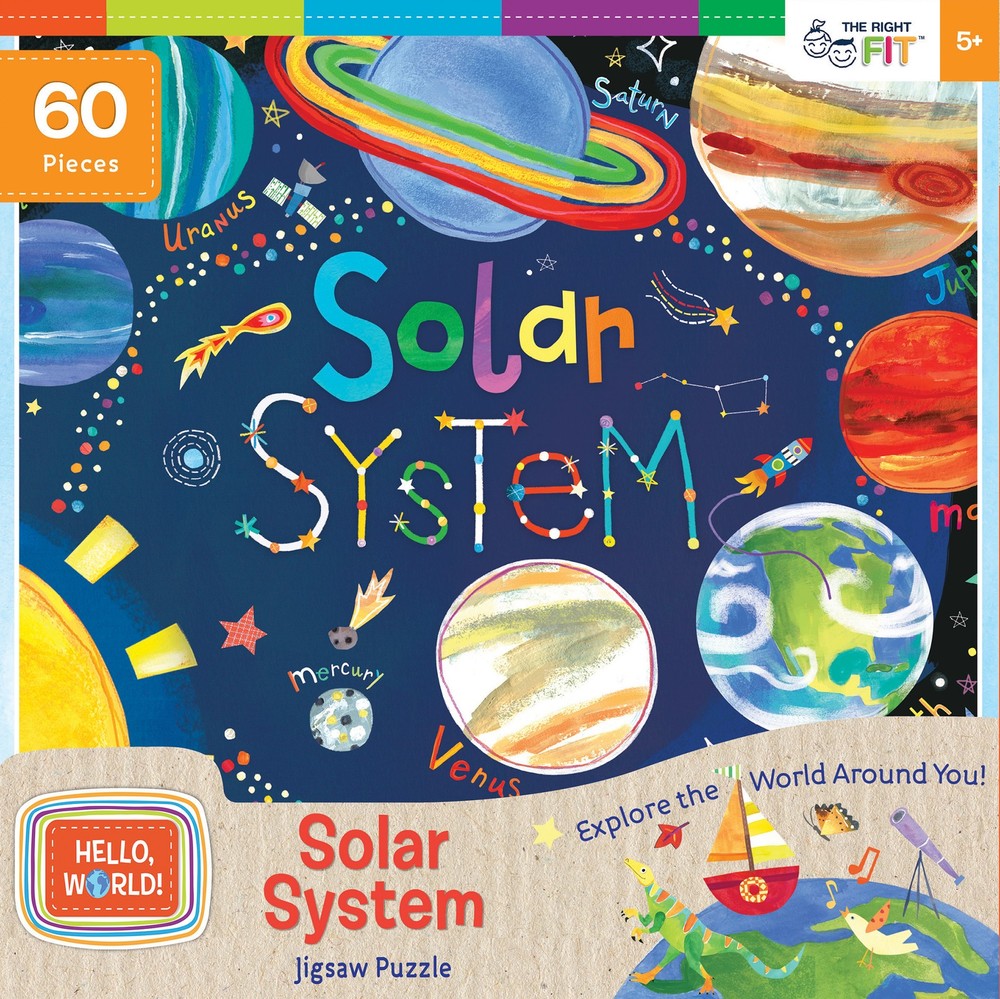 MasterPieces - Hello, World! - Solar System 60 Piece Jigsaw Puzzle
