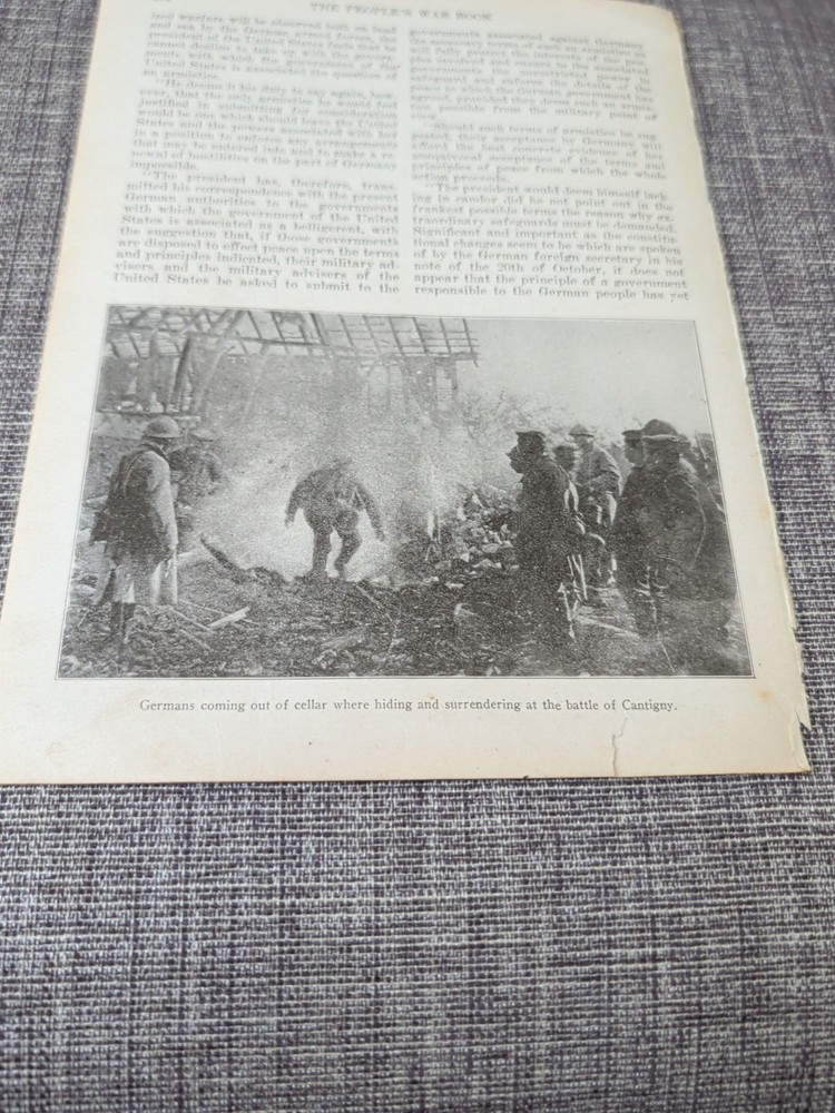 Motorcycle Troops On Scout Day WW1 Ephemera