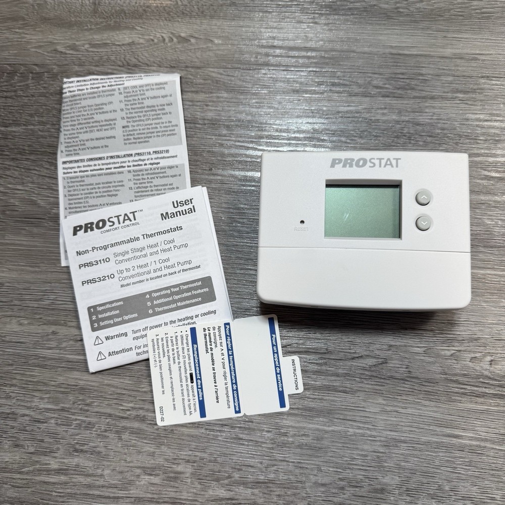 Prostat Non-Progammable Thermostat PRS3210 White