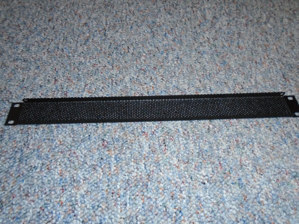 1U Small Perforated Flanged Vent rack panel for 19" racks