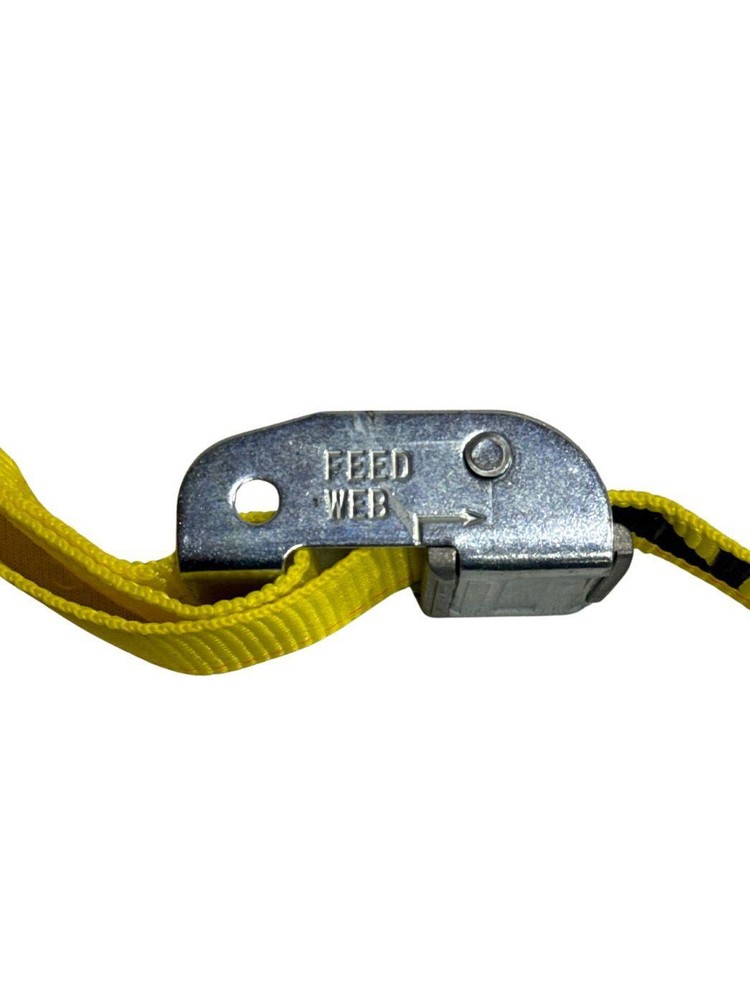 2"x12' Yellow E-Track Cam Buckle Strap (10 Pack)