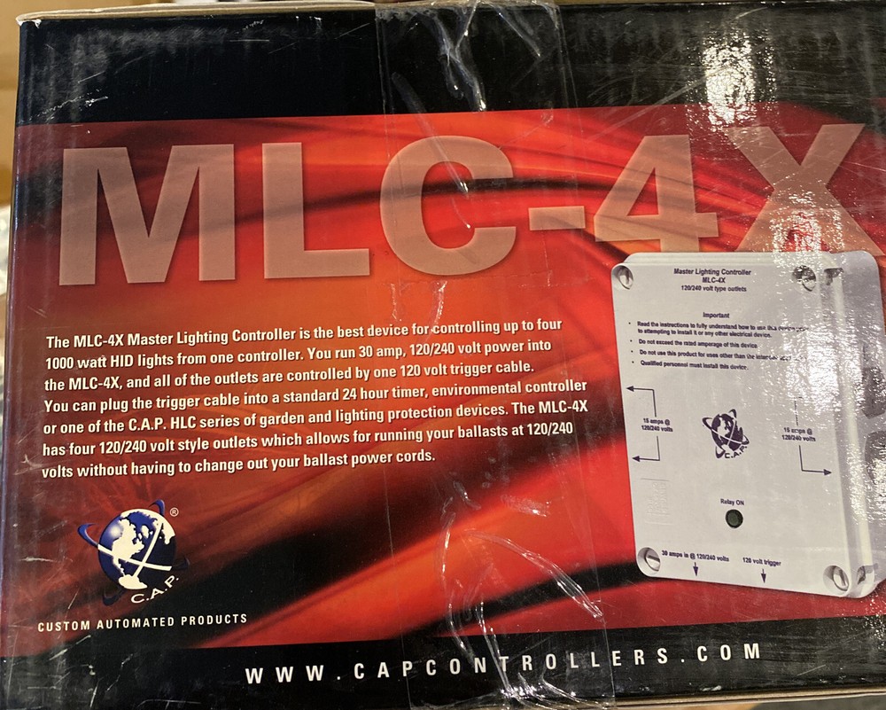 C.A.P MLC-4X Master Lighting Controller 120/240v Type Outlets