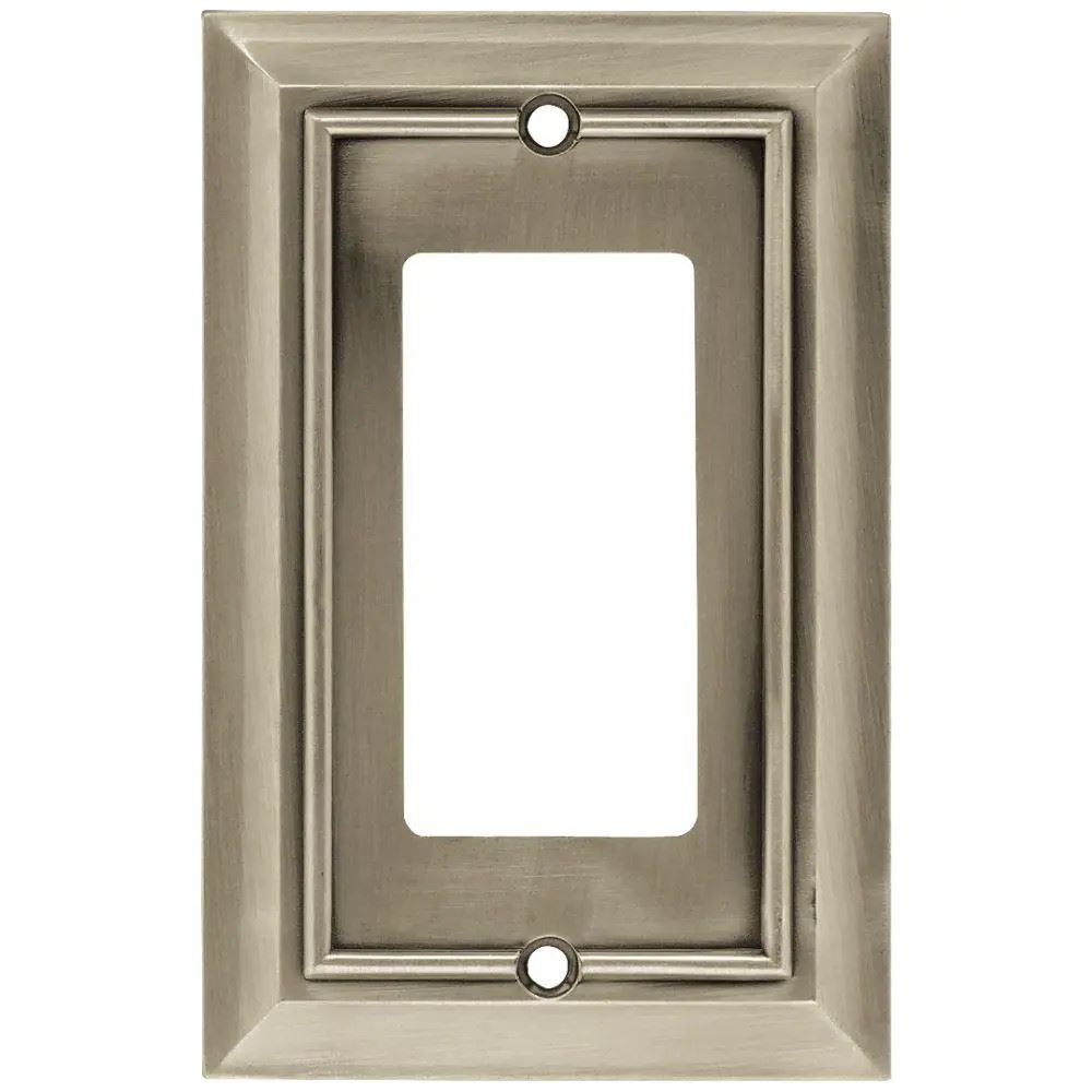 Architectural Hampton Bay Single Decorator Satin Nickel