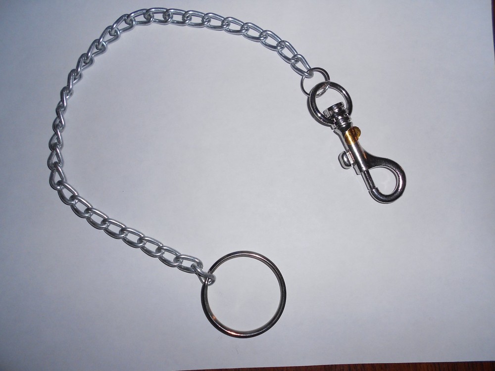 SNAP TRIGGER CHAIN  16"  LONG KEY CHAIN TRUCKER LOCKSMITH