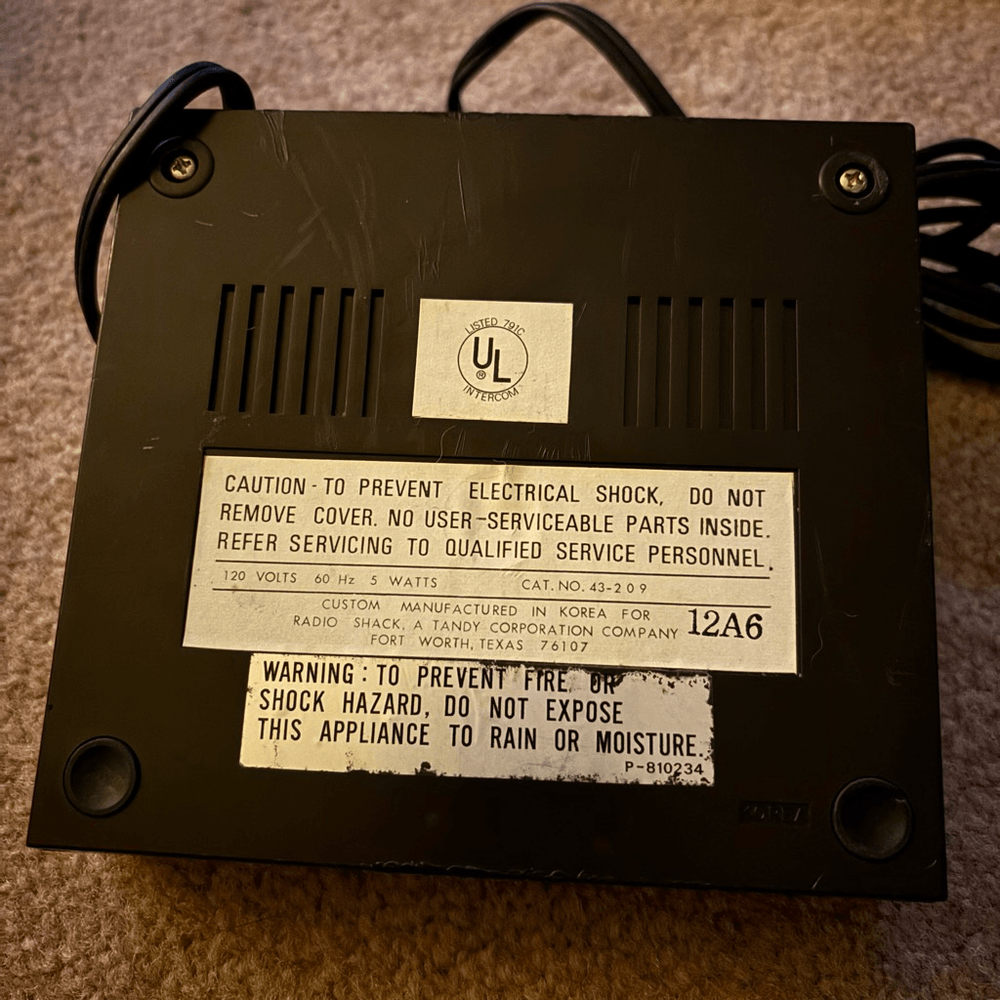 Realistic Plug n Talk FM Wireless Intercom Model 43-209