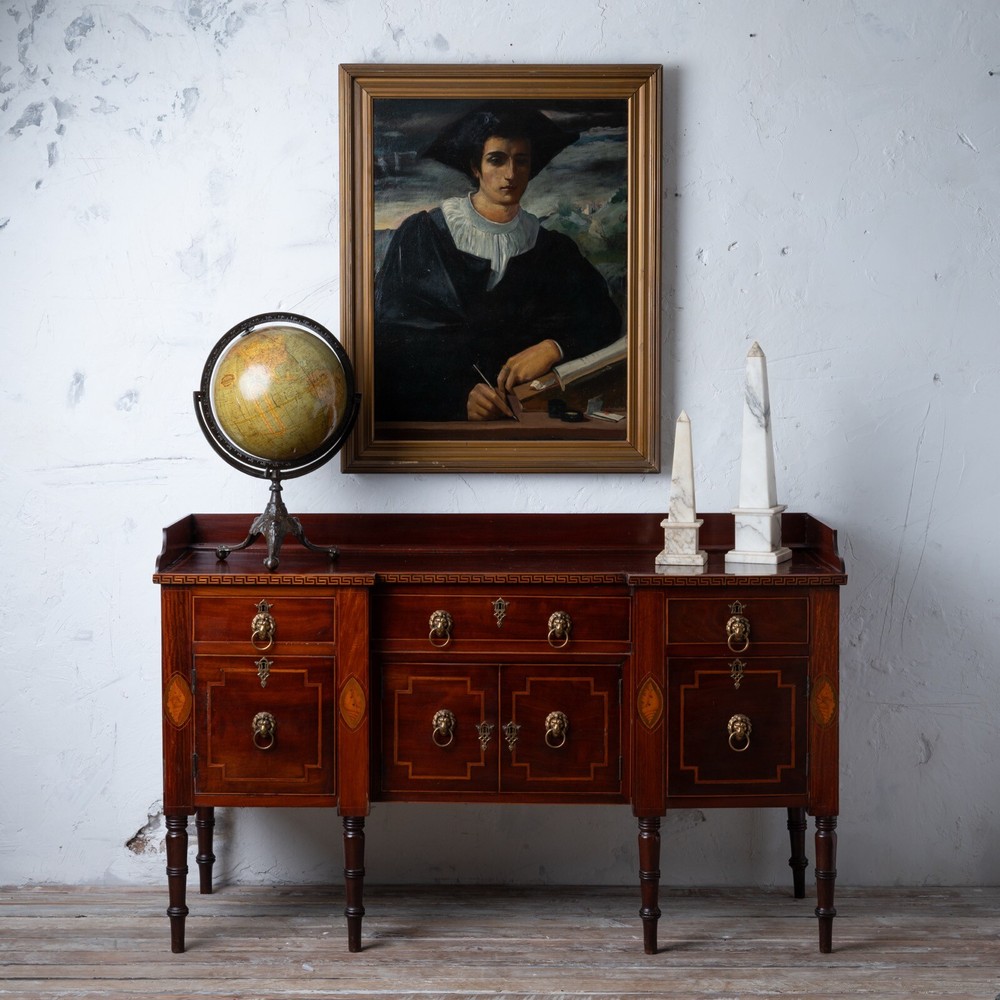 Regency Inlaid Mahogany Sideboard, c.1820