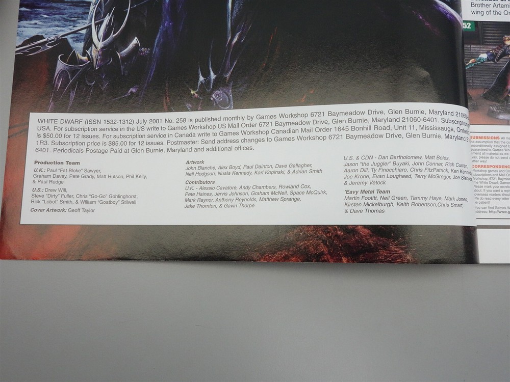 White Dwarf: Issue 258 (Games Workshop)