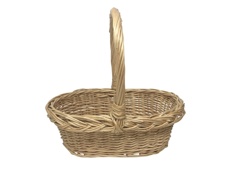 Small Woven Wicker Basket with handle