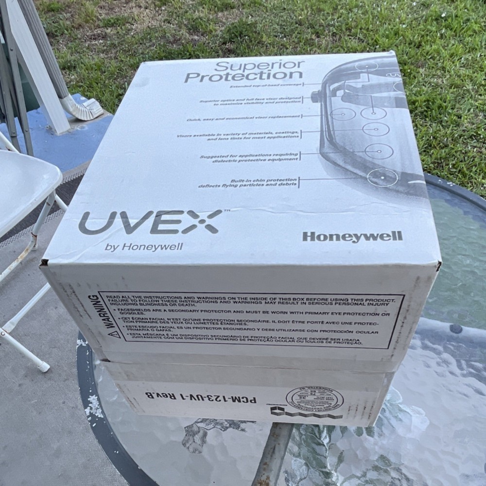 Uvex Bionic Shield S8500 Uncoated Face Shield Polycarbonate Visor