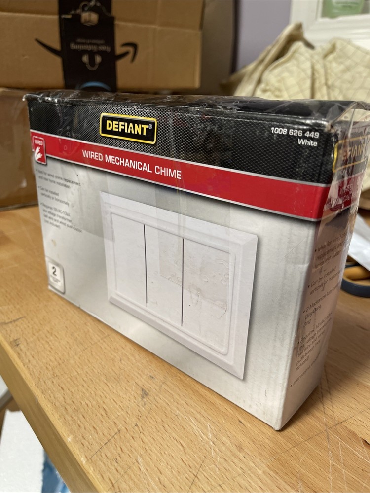 Defiant Wired Door Chime White