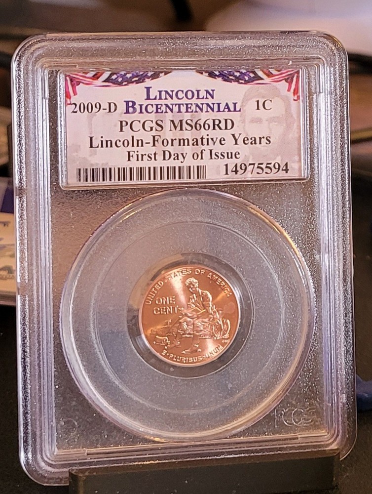 2009-D PCGS MS66RD Lincoln-Formative Years FDOI Cent