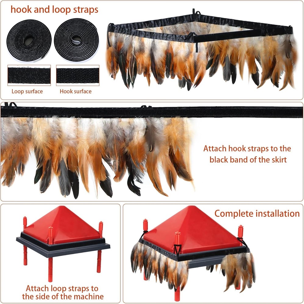Chick Comfort Feathers for Brooder Heating Plate & Warming Solutions