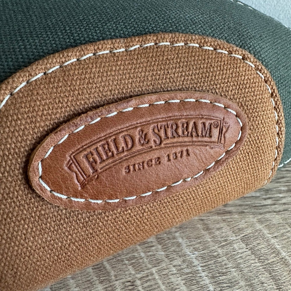Field & Stream Hard Glasses Case Zip around Green