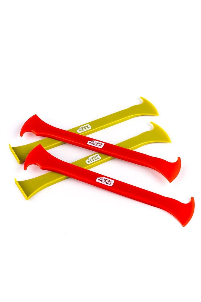 – Axe Vinyl Wrap Tool – Double Axe Red & Single Axe Green Combo (4-Pack)