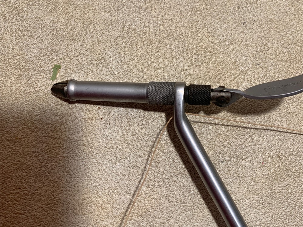 Vintage Thompson Fly Tying Vice With Clamp Complete!!