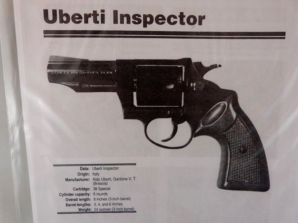 UBERTI INSPECTOR HAND GUN BREAK DOWN INSTRUCTION KIT