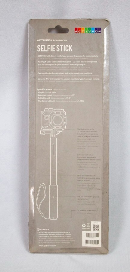 Activeon 30" Selfie Stick For Cameras With Carry Strap