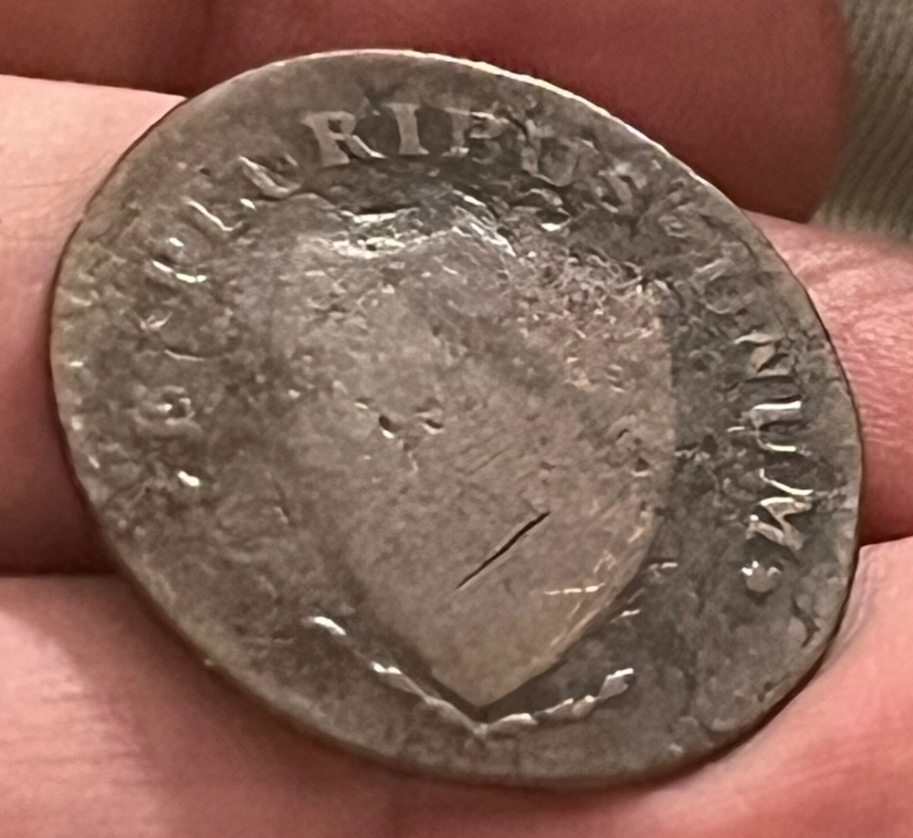 1787 New Jersey colonial cent , VG +, Scarce !
