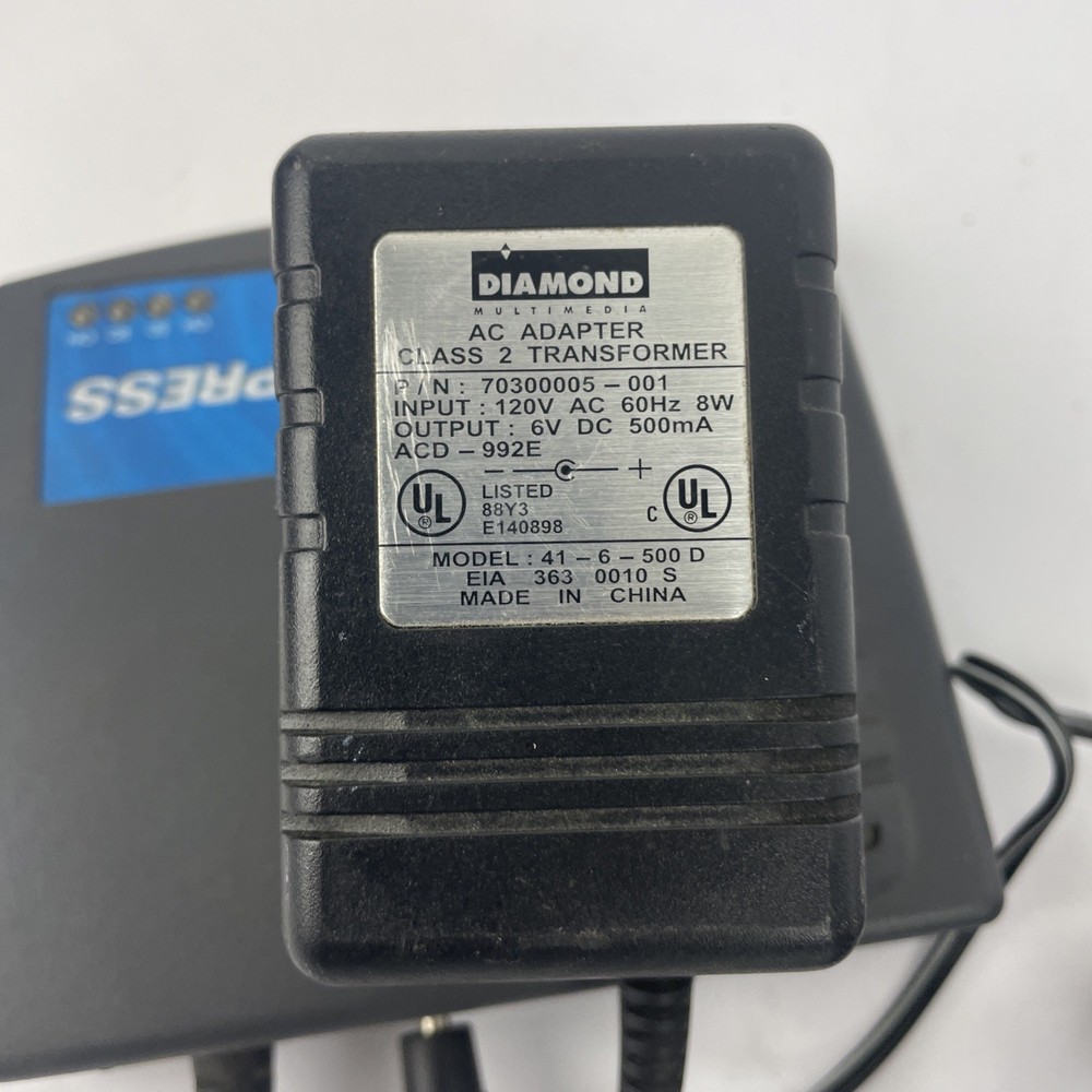 Diamond Supra Express 56K Modem Mac with Cords