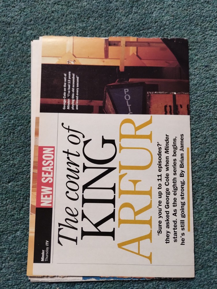 Sk227 Ephemera 1993 Article George Cole Minder