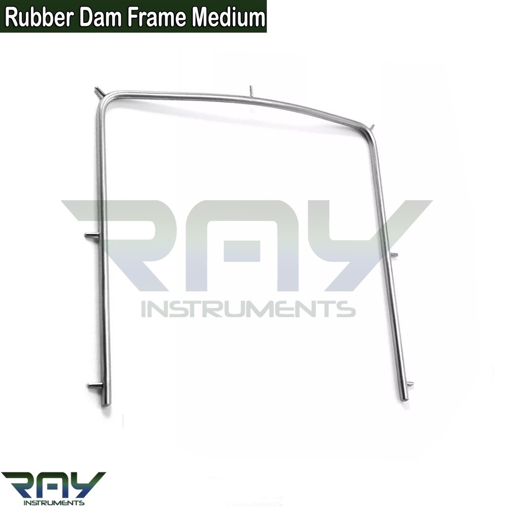 Dental Rubber Dam Kit Brinker Tissue Clamps Stoke Forceps Endodontic Instruments