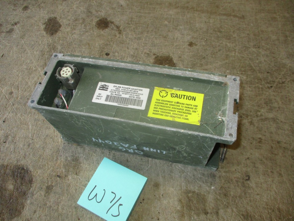 Used EPLRS Power Adapter 8130-01-461-9310, for Military Radio Part, HMMWV
