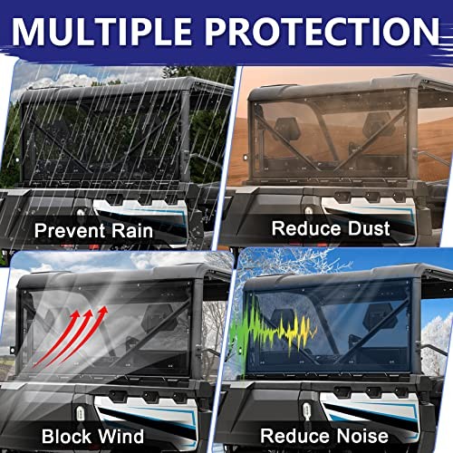 UFORCE 1000 Rear Windshield - UFORCE 1000 Windshield Compatible with CFMOTO