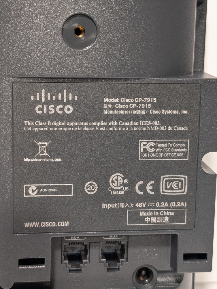 Cisco CP-7915 VoIP 12 (Programmable) Line Expansion Module, Illuminated Buttons