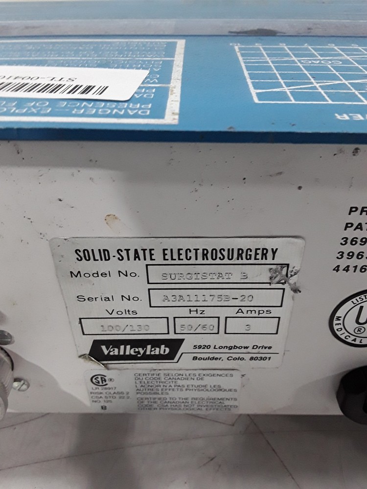 Valleylab Surgistat Electrosurgical Unit