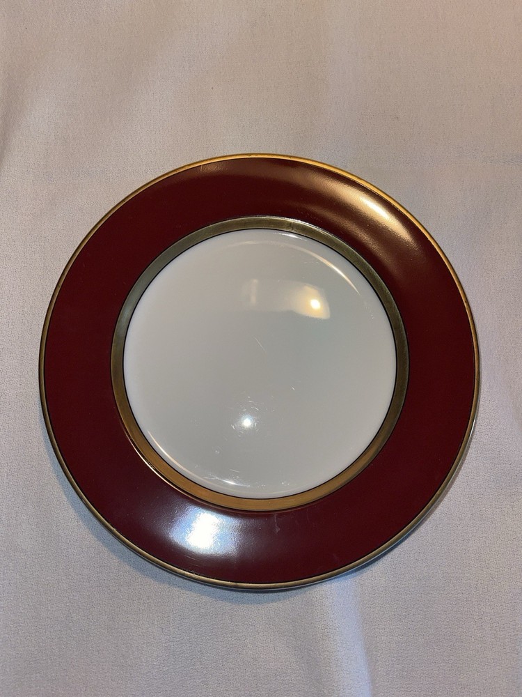 FITZ & FLOYD 1978 RENAISSANCE CINNABAR SALAD 7.5” PLATES