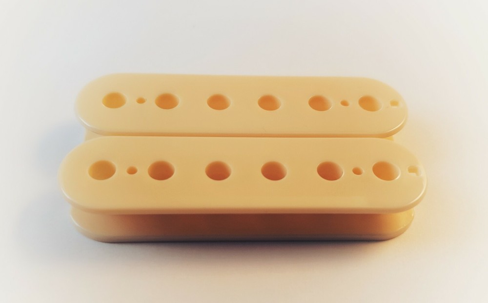 Humbucker Slug Side Pickup Bobbin - Cream - 50mm 2 Pack