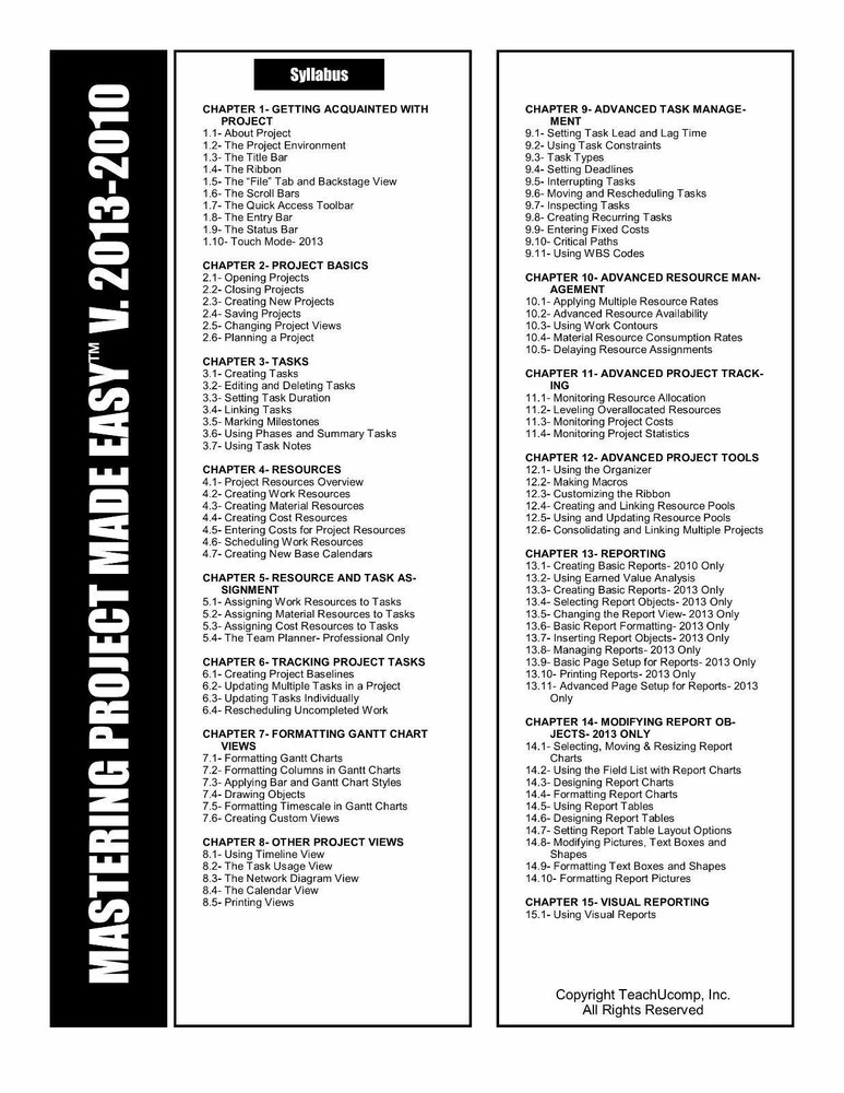 NEW! Learn Microsoft PROJECT 2013 & 2010 Training Tutorial DVD & Digital Course