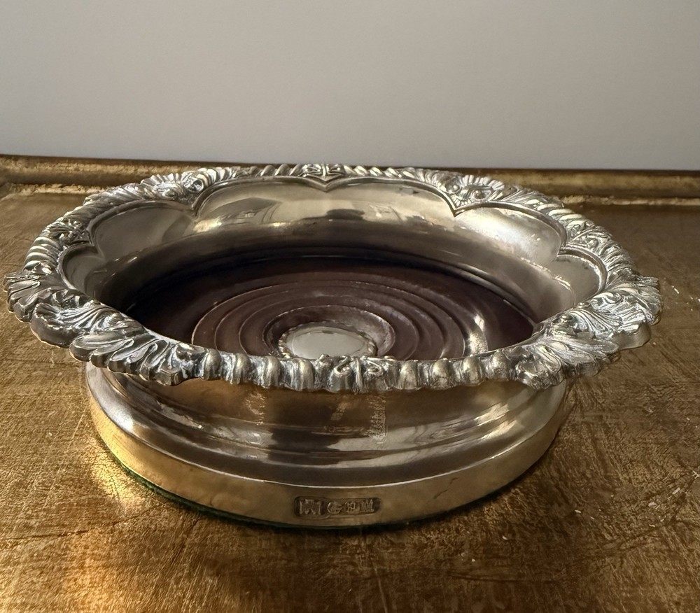 Wine Coaster By Corbell & Co Silverplate