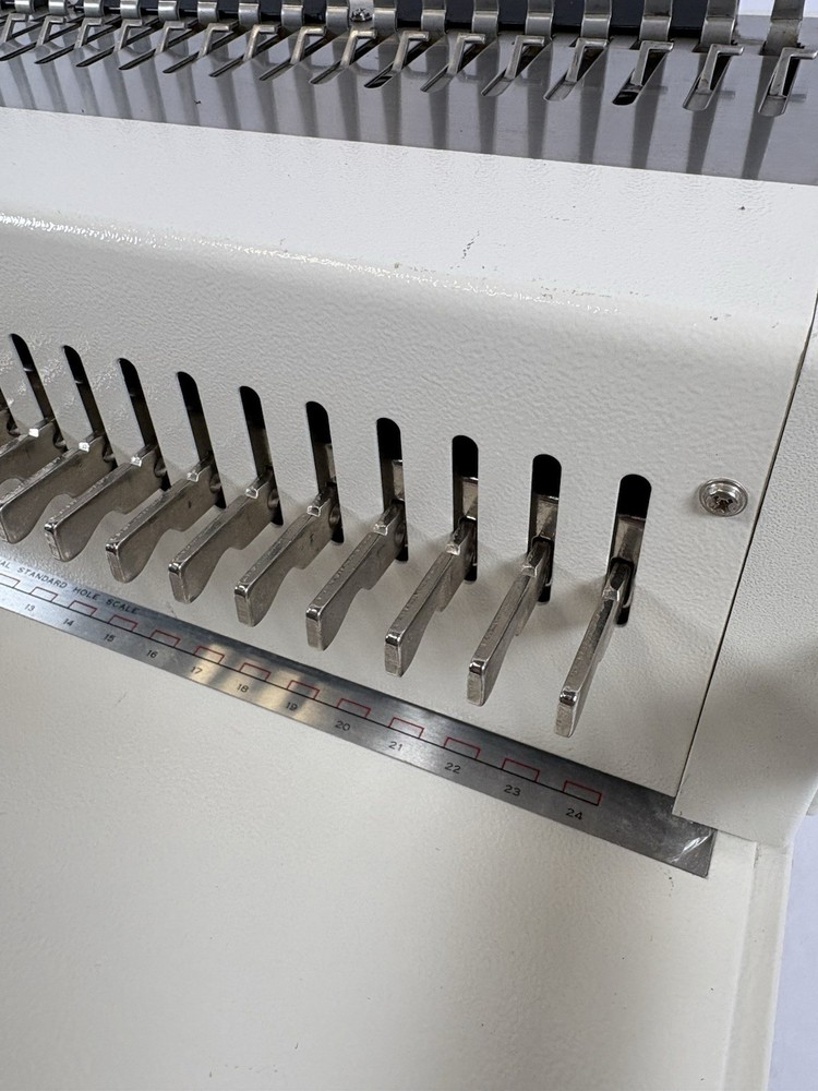 Megabind-1 Manual Comb Binding Machine Paper Punch Binder Office Untested