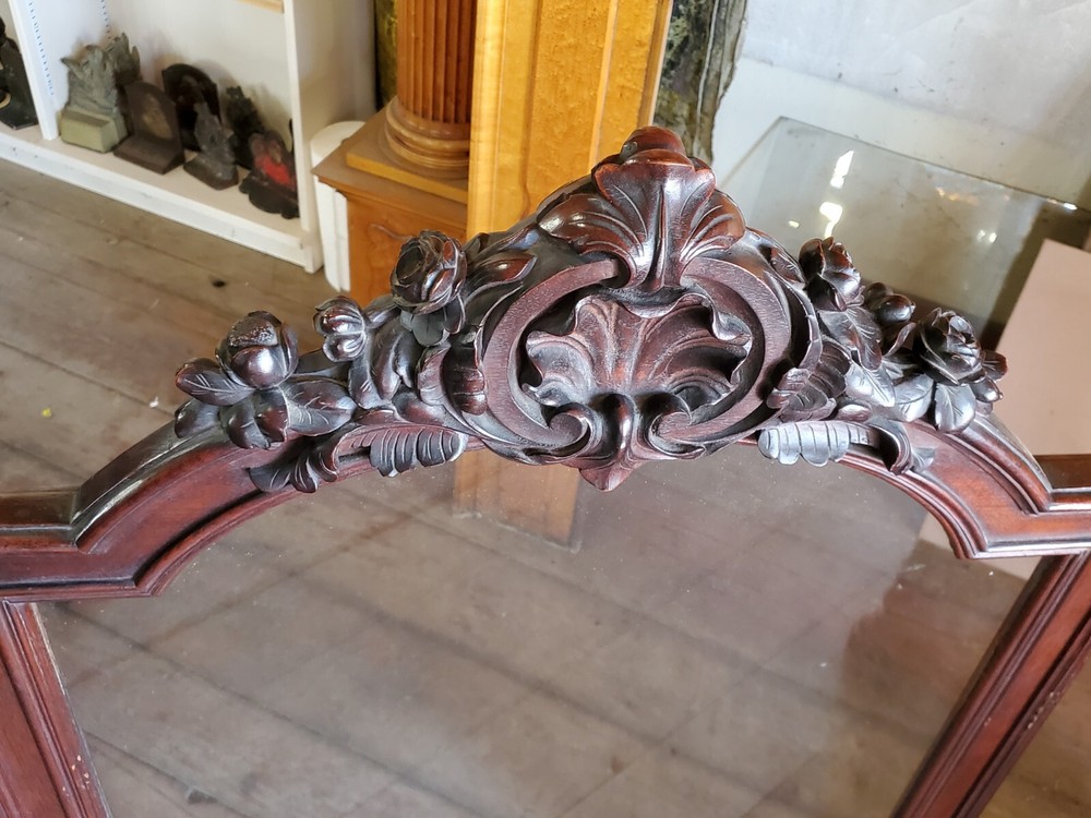 VICTORIAN ROCOCO ROSEWOOD FIRE SCREEN