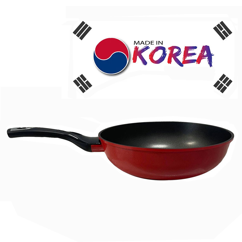 13-1/2'' (34cm) 3D Diamond Coating Nonstick Wok Cookware