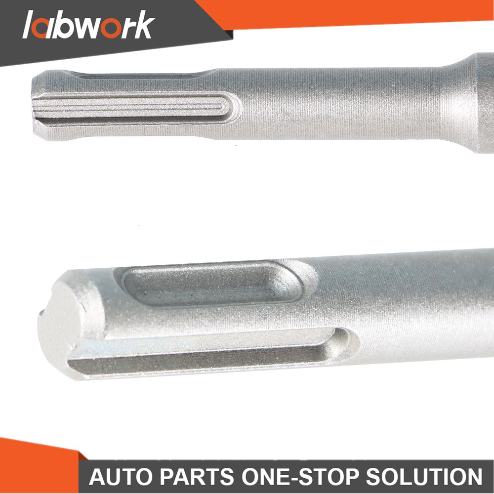 Labwork 4 Pack SDS Plus Chisel Bits -Flat Chisel Grooving Chisel & Point Chisel