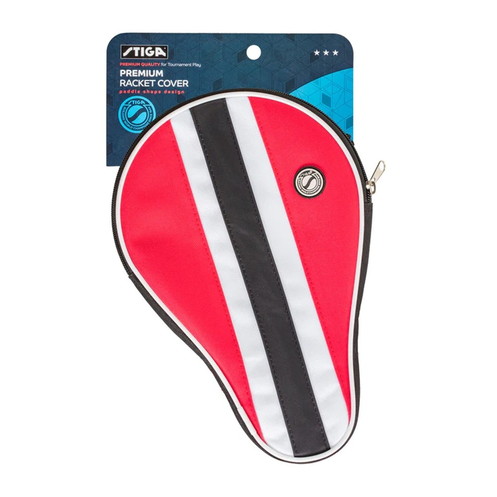 Stiga Red & Black Racket Cover - T1574