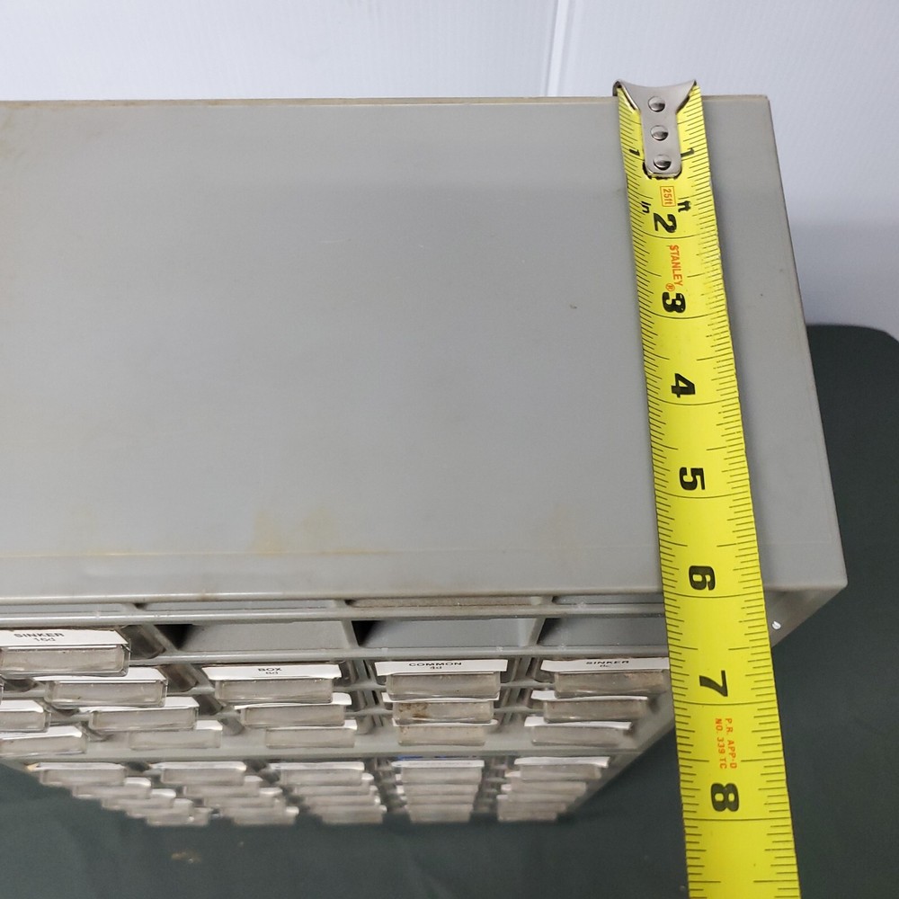 Plastic Storage 25 Drawers Workshop Organizer with Some Contents + Extra Partial