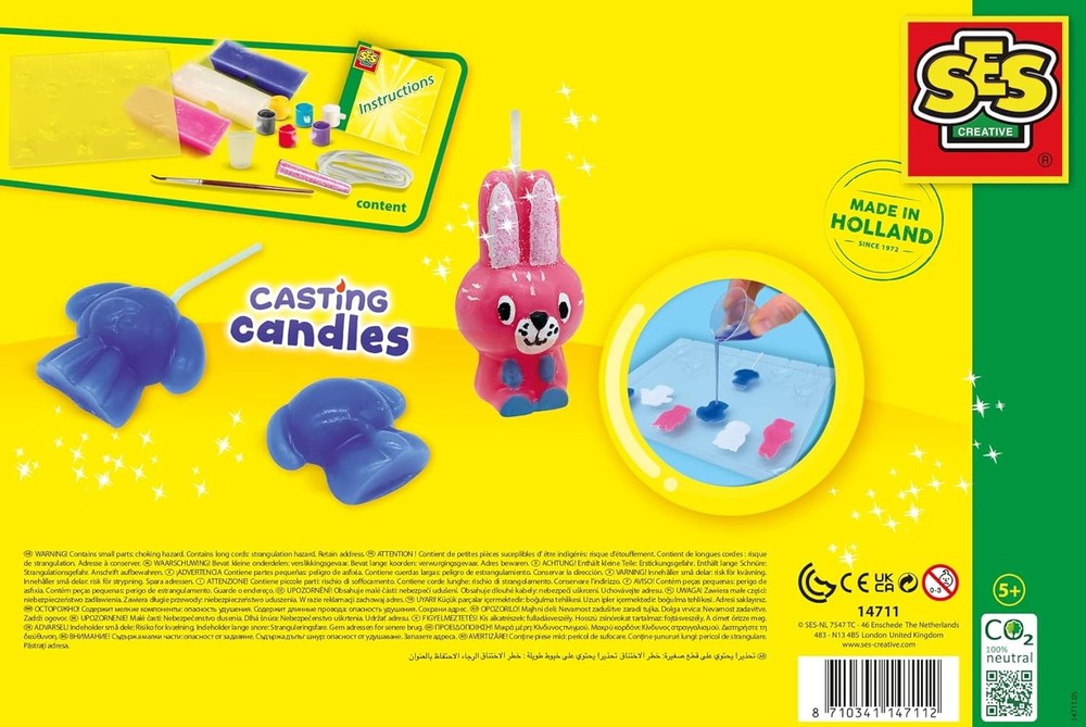 SES Creative 14711 Casting Candles, Various, Medium