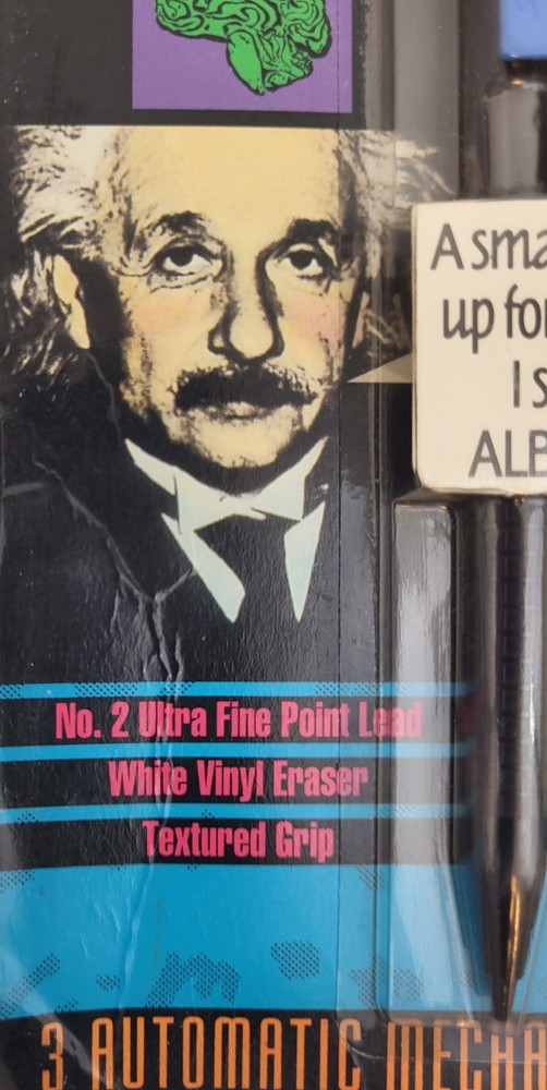 Albert Einstein Scripto 3 Automatic Mechanical Pencils .07 mm IQ Writing Gear