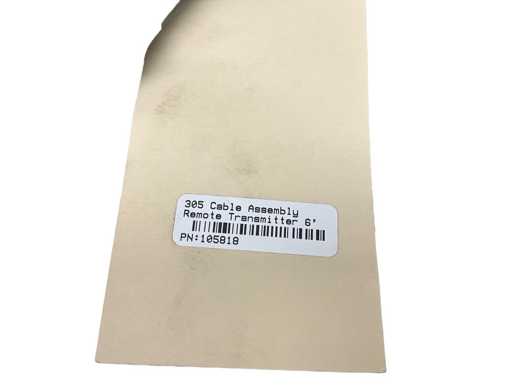 305 Cable Assembly Remote Transmitter ‘ P/N 105818