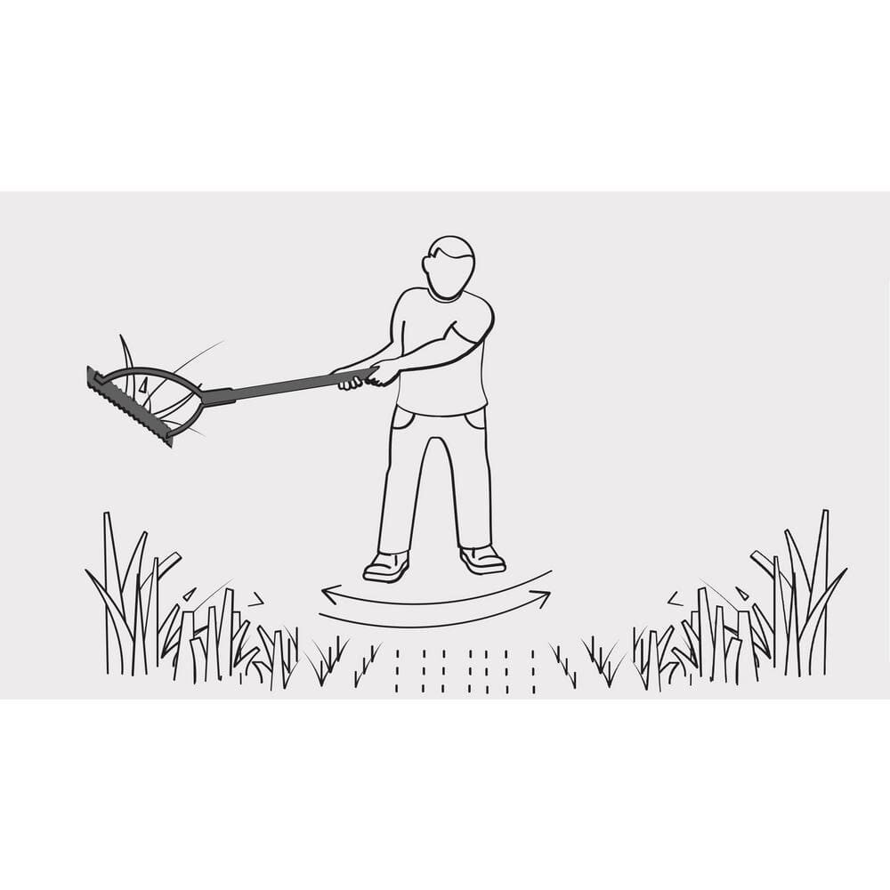 30 In. Double Blade Weeder Cutter