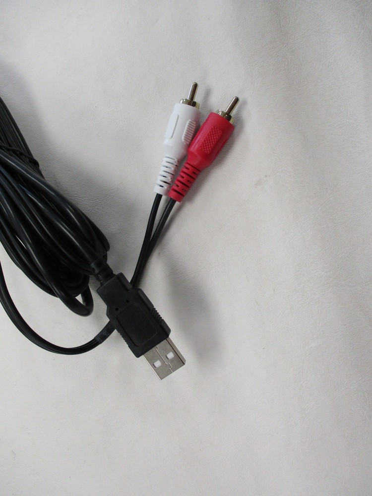 MARINE AUDIO INPUT EXTENSION CABLE PANEL MOUNT BLACK AUX-35USB-CPS BOAT