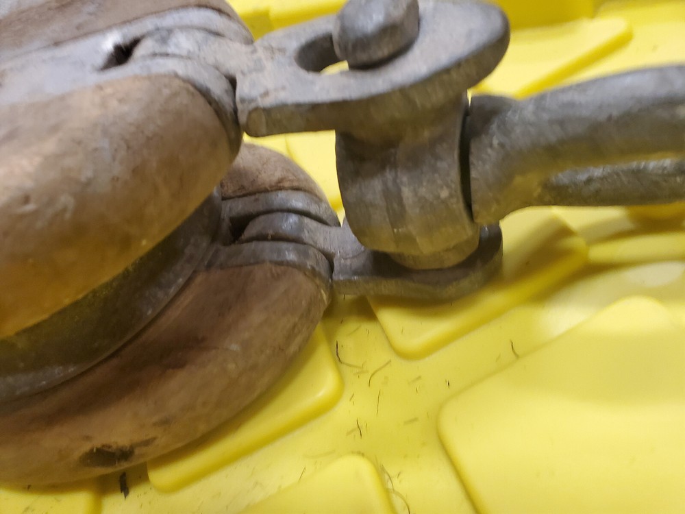 Vintage Block and Tackle Pulley #3