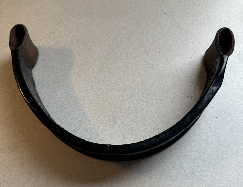 Blue English Leather Brow Band