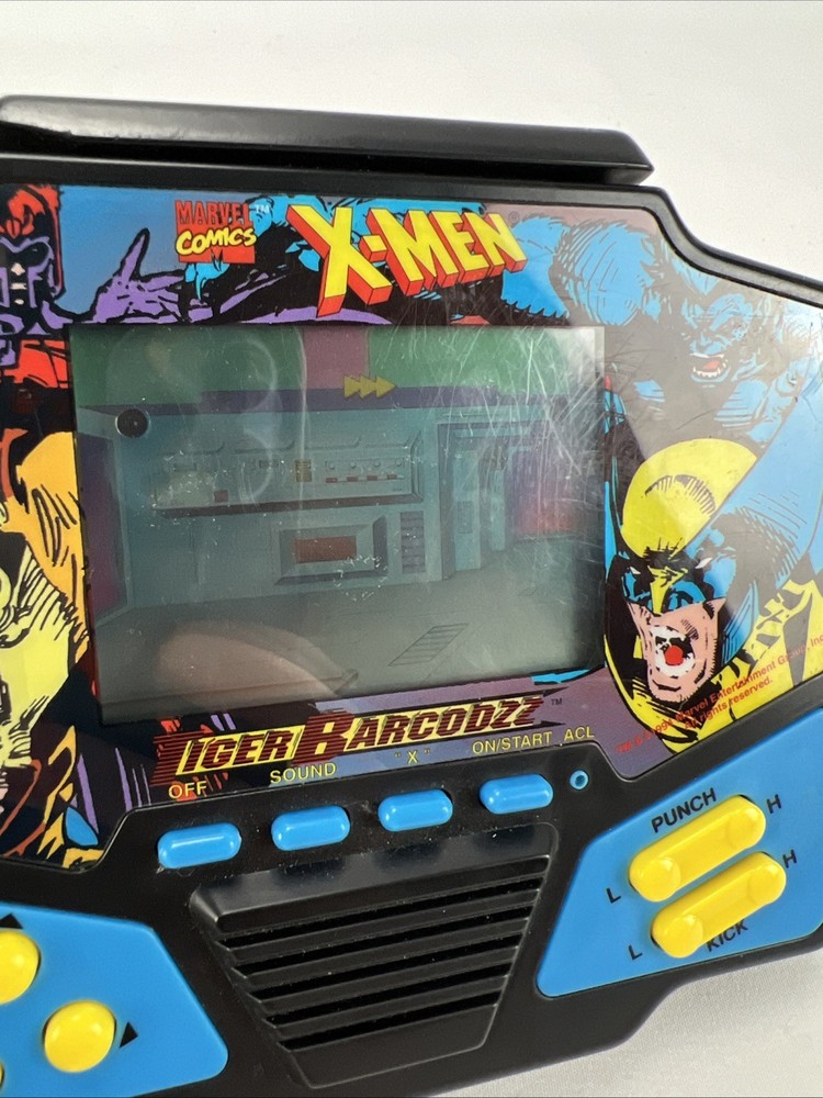 X-Men Handheld Tiger Barcodzz 1994 Marvel Working